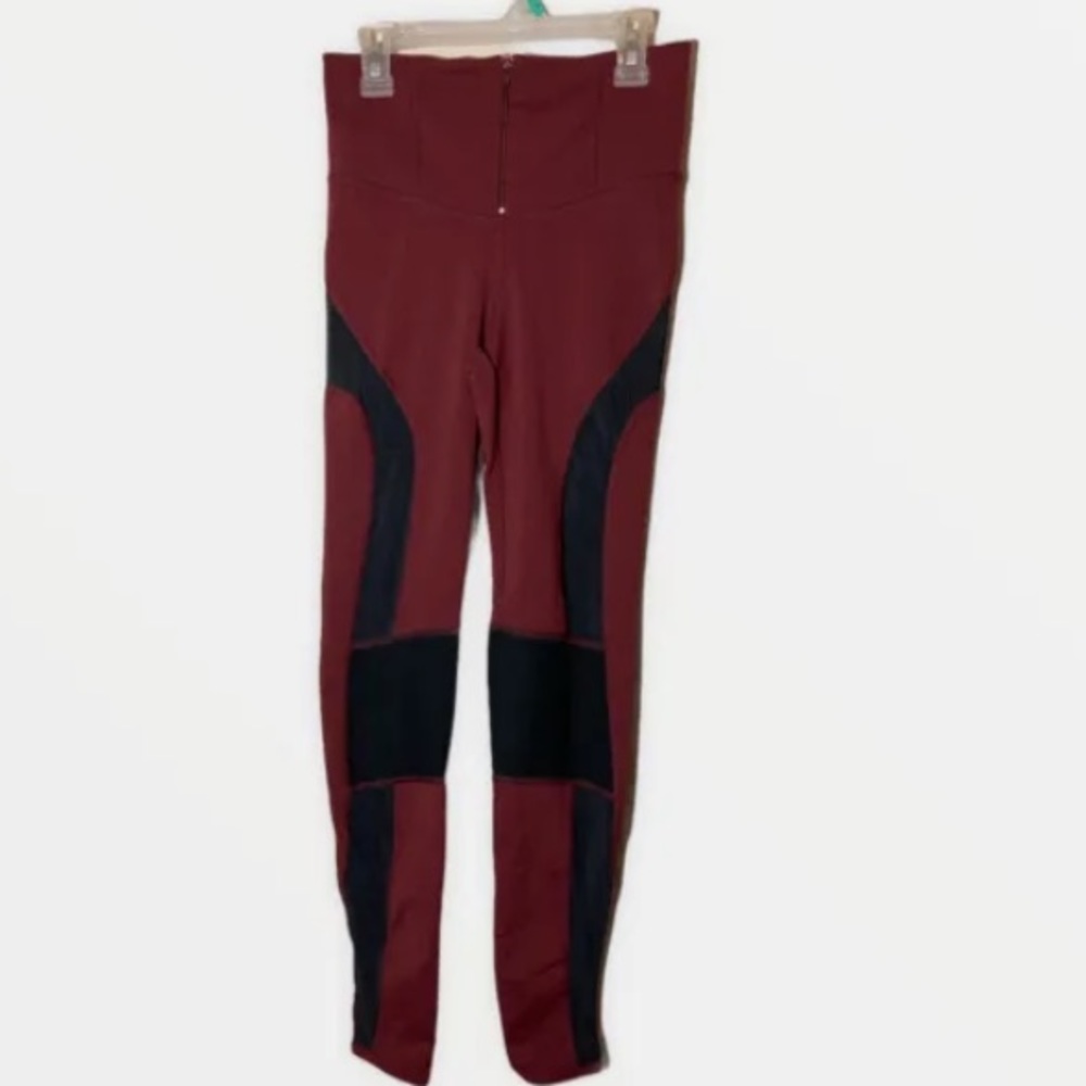- - C- Movement Free People Cool Rider Leggings Red/Black Combo Xs